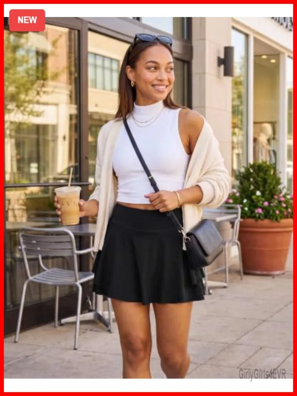 3 Pack Women's Athletic Skorts Ruffle High Waisted with Pockets
